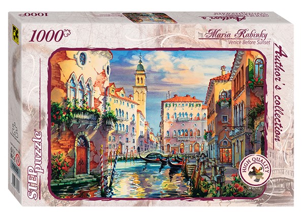 Step Puzzle (79535) - "Venedig bei Sonnenuntergang" - 1000 Teile Puzzle
