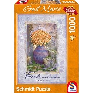 Schmidt Spiele (59391) - Gail Marie: "Friends" - 1000 Teile Puzzle