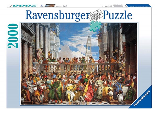 Ravensburger (16653) - Paolo Veronese: "Die Hochzeit von Kana" - 2000 Teile Puzzle