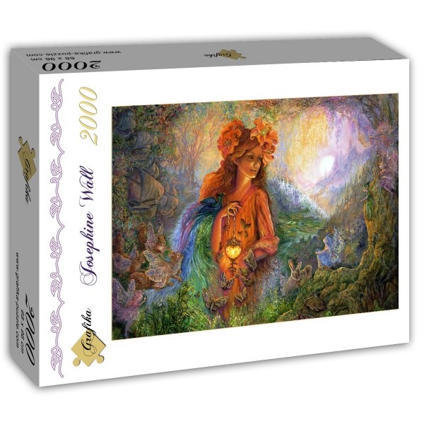 Grafika (T-00367) - Josephine Wall: "Lighting the Way" - 2000 Teile Puzzle