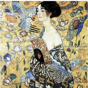 Puzzle Michele Wilson (A515-350) - Gustav Klimt: "Dame mit Fächer" - 350 Teile Puzzle