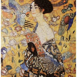 Puzzle Michele Wilson (A515-350) - Gustav Klimt: "Dame mit Fächer" - 350 Teile Puzzle