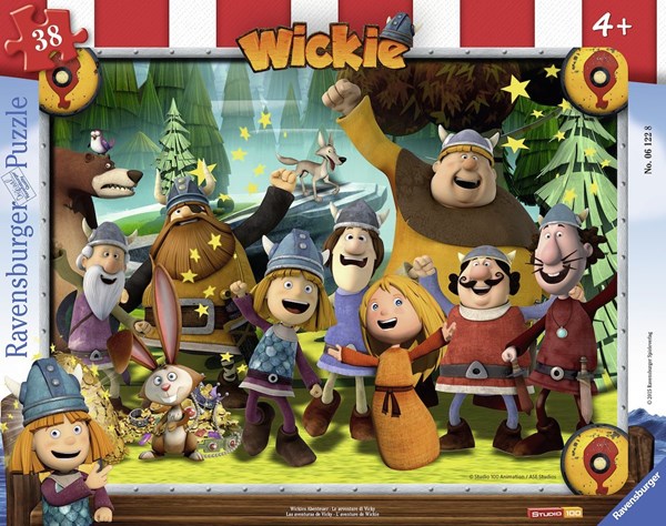 Ravensburger (06122) - "Wickie der kleine Wikinger" - 38 Teile Puzzle