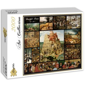 Grafika (00835) - Pieter Brueghel the Elder: "Collage" - 2000 Teile Puzzle