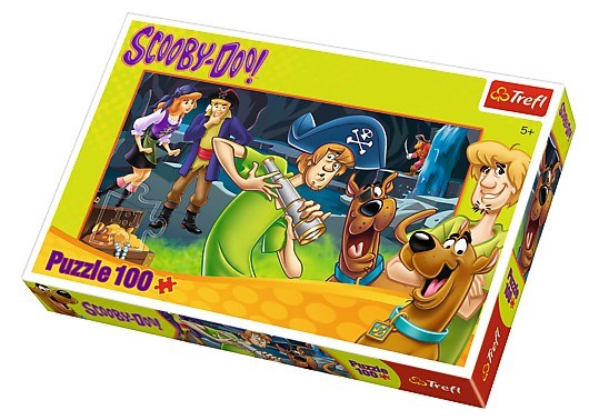Trefl (16283) - "Scooby Doo, Schatzjäger" - 100 Teile Puzzle