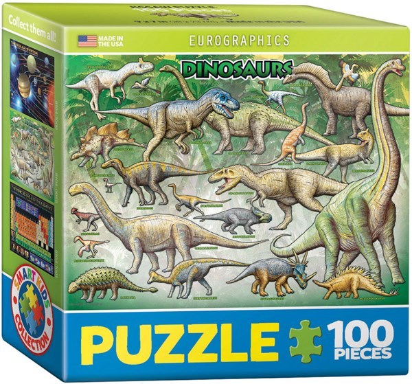 Eurographics (8104-0098) - "Dinosaurier" - 100 Teile Puzzle
