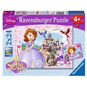 Ravensburger (09086) - "Sofias königliche Abenteuer" - 24 Teile Puzzle