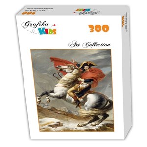 Grafika Kids (00349) - Jacques-Louis David: "Bonaparte beim Überschreiten der Alpen am Großen Sankt Bernhard" - 300 Teile Puzzle