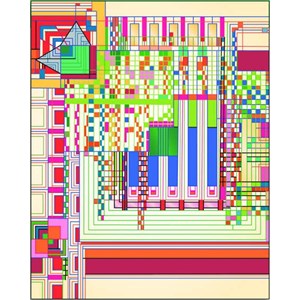 Pomegranate (AA759) - Frank Lloyd Wright: "Altertümliches Fenster" - 100 Teile Puzzle