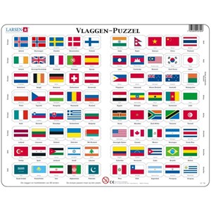 Larsen (L2-NL) - "Flag - NL" - 80 Teile Puzzle