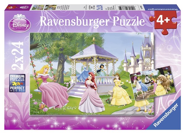 Ravensburger (08865) - "Zauberhafte Prinzessinnen" - 24 Teile Puzzle