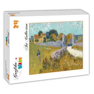 Grafika Kids (00994) - Vincent van Gogh: "Farmhouse in Provence, 1888" - 24 Teile Puzzle