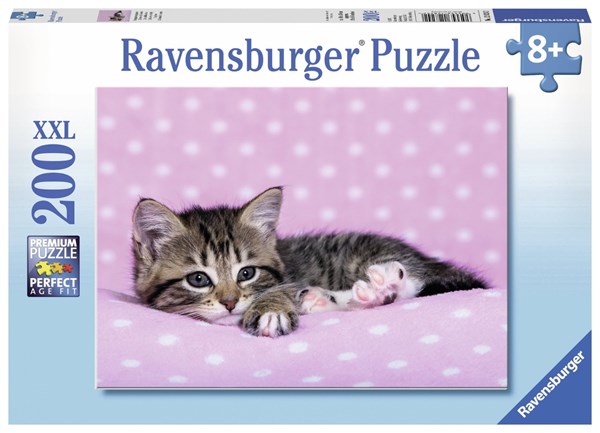 Ravensburger (12824) - "Kleine Kätzchen" - 200 Teile Puzzle