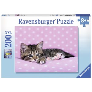 Ravensburger (12824) - "Kleine Kätzchen" - 200 Teile Puzzle