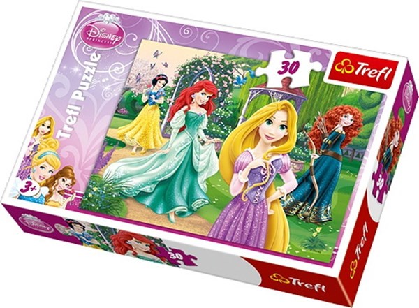 Trefl (18172) - "Elegante Disney Prinzessinnen" - 30 Teile Puzzle