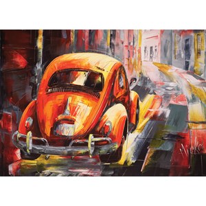 Art Puzzle (4164) - "Abstrakter Käfer" - 500 Teile Puzzle