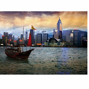 D-Toys (64301-NL05) - "Bucht von Hongkong" - 1000 Teile Puzzle