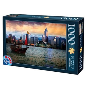 D-Toys (64301-NL05) - "Bucht von Hongkong" - 1000 Teile Puzzle