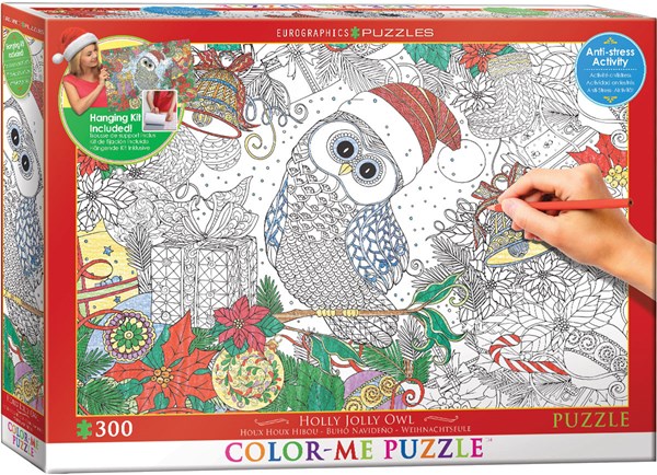 Eurographics (6033-0885) - "Weihnachtseule" - 300 Teile Puzzle