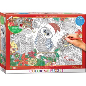 Eurographics (6033-0885) - "Weihnachtseule" - 300 Teile Puzzle
