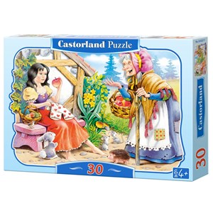 Castorland (B-03211) - "Schneewittchen und die böse Hexe" - 30 Teile Puzzle