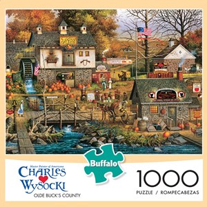 Buffalo Games (11435) - Charles Wysocki: "Olde Buck's County" - 1000 Teile Puzzle