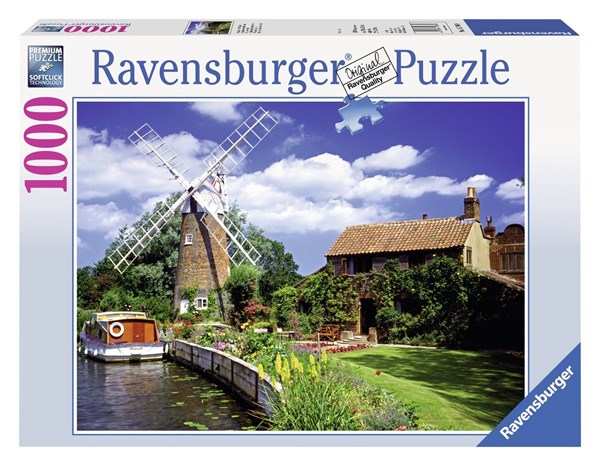 Ravensburger (15786) - "Malerische Windmühle" - 1000 Teile Puzzle