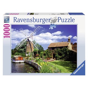Ravensburger (15786) - "Malerische Windmühle" - 1000 Teile Puzzle