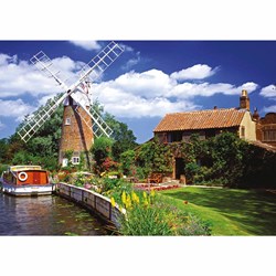 Ravensburger (15786) - "Malerische Windmühle" - 1000 Teile Puzzle