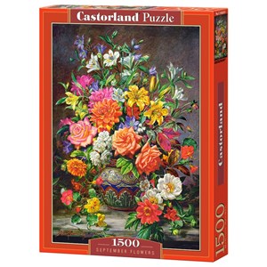 Castorland (C-151622) - "Blumen Stillleben in einer Vase" - 1500 Teile Puzzle