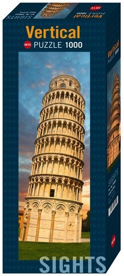 Heye (29604) - "Schiefer Turm von Pisa" - 1000 Teile Puzzle