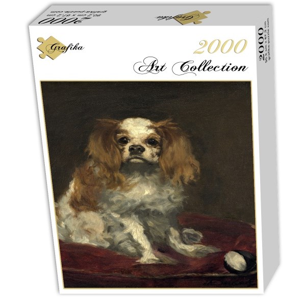 Grafika (01706) - Edouard Manet: "A King Charles Spaniel, 1866" - 2000 Teile Puzzle
