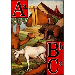 Grafika (00560) - "McLoughlin Bros: The Ark alphabet, 1868" - 1000 Teile Puzzle