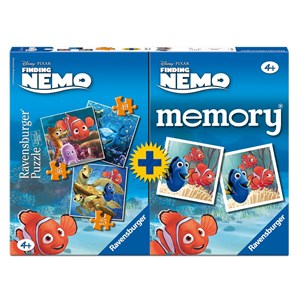Ravensburger (07344) - "Nemo + Memory" - 25 36 49 Teile Puzzle