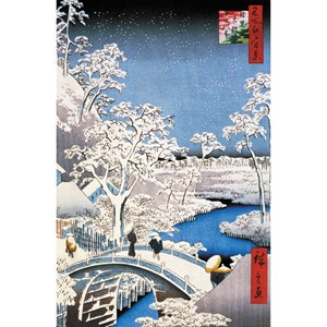 Puzzle Michele Wilson (A566-250) - Utagawa (Ando) Hiroshige: "Brücke in Meguro" - 250 Teile Puzzle