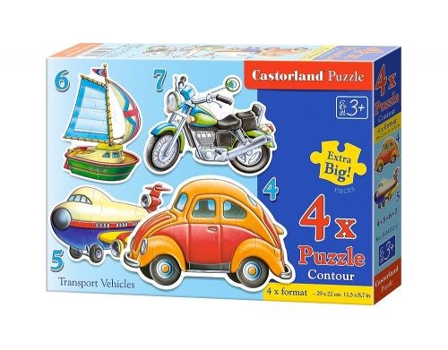 Castorland (В-04119) - "Transportmittel" - 4 5 6 7 Teile Puzzle