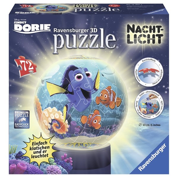 Ravensburger (12189) - "Dorie und Nemo" - 72 Teile Puzzle