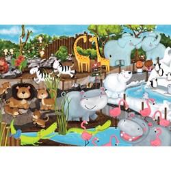Ravensburger (08778) - "Tag im Zoo" - 35 Teile Puzzle