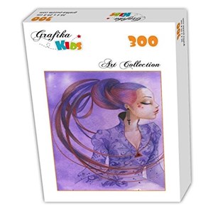 Grafika Kids (00753) - Misstigri: "Violette" - 300 Teile Puzzle