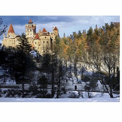 D-Toys (63052-RM05) - "Romania, Bran Castle" - 500 Teile Puzzle