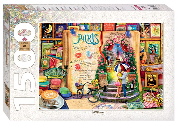 Step Puzzle (83060) - "Pariser Andenken" - 1500 Teile Puzzle