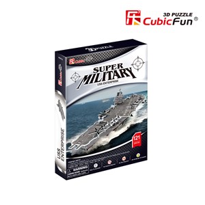 Cubic Fun (P677h) - "USS Enterprise" - 121 Teile Puzzle