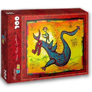 Grafika Kids (01745) - Anne Poire, Patrick Guallino: "Dragon Talisman" - 300 Teile Puzzle