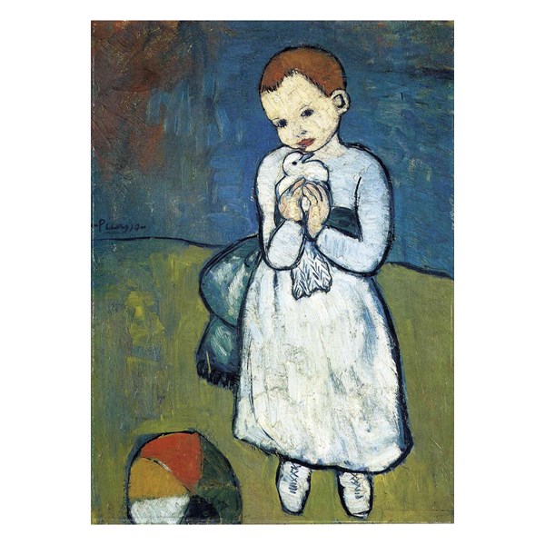 Puzzle Michele Wilson (W165-24) - Pablo Picasso: "Kind mit Taube" - 24 Teile Puzzle