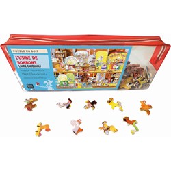 Puzzle Michele Wilson (W114-100) - Laure Cacouault: "Die Bonbonfabrik" - 100 Teile Puzzle