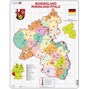 Larsen (K26) - "Bundesland, Rheinland-Pfalz" - 70 Teile Puzzle