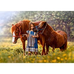 Castorland (B-52509) - "Verschmuste Freunde" - 500 Teile Puzzle