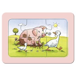 Ravensburger (06571) - "Gute Tierfreunde" - 6 Teile Puzzle
