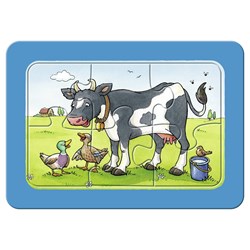 Ravensburger (06571) - "Gute Tierfreunde" - 6 Teile Puzzle