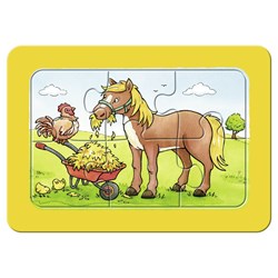 Ravensburger (06571) - "Gute Tierfreunde" - 6 Teile Puzzle